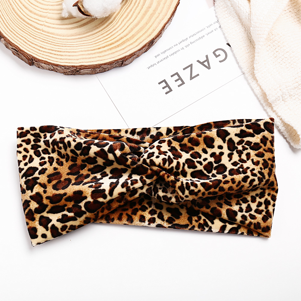 6229 simple de punto cruz banda de pelo yoga deportes hombres y mujeres moda sudor-absorbente pañuelo ins mismo estilo lavado de cara accesorios para el cabello