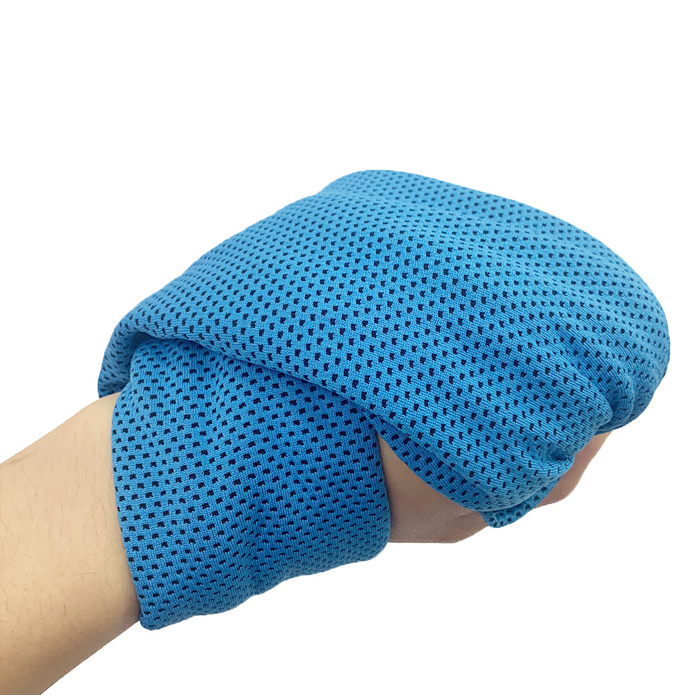 Toalla de hielo de enfriamiento portátil transfronterizo toalla fría refrescante secado rápido sensación de frío a prueba de verano viajes al aire libre deportes Toalla de hielo