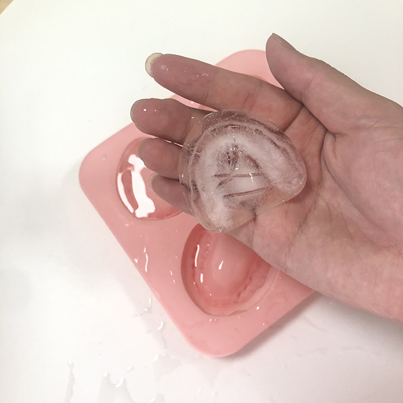 Bandeja de hielo de silicona directa de fábrica molde de cubitos de hielo bandeja de hielo creativa molde de hielo bandeja de hielo de dientes de silicona de grado alimenticio