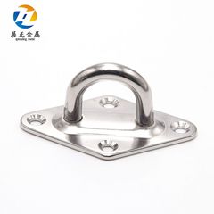 廠家直銷304菱形門扣遮陽帆配件船扣船用眼板不鏽鋼固定扣