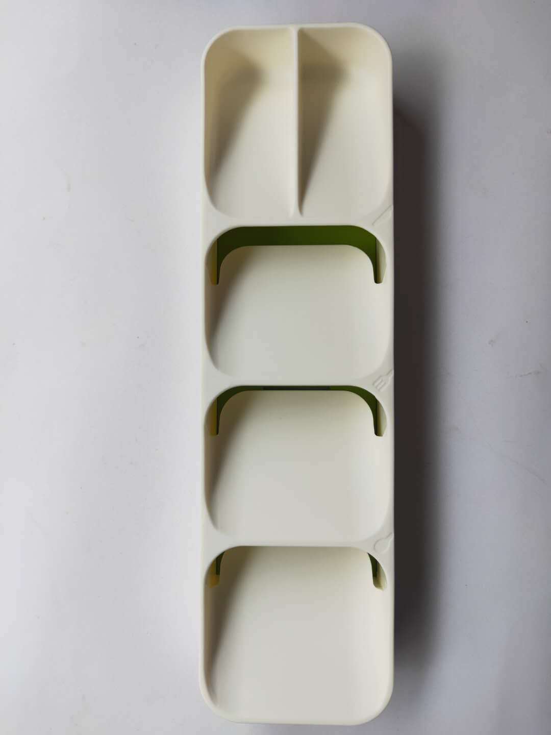 Cajón de cocina de cinco rejillas caja de organización vajilla caja de almacenamiento compartimiento organizador cuchillo y tenedor palillos caja de almacenamiento retráctil