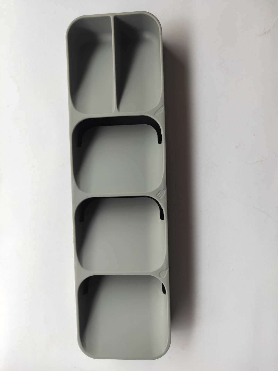 Cajón de cocina de cinco rejillas caja de organización vajilla caja de almacenamiento compartimiento organizador cuchillo y tenedor palillos caja de almacenamiento retráctil