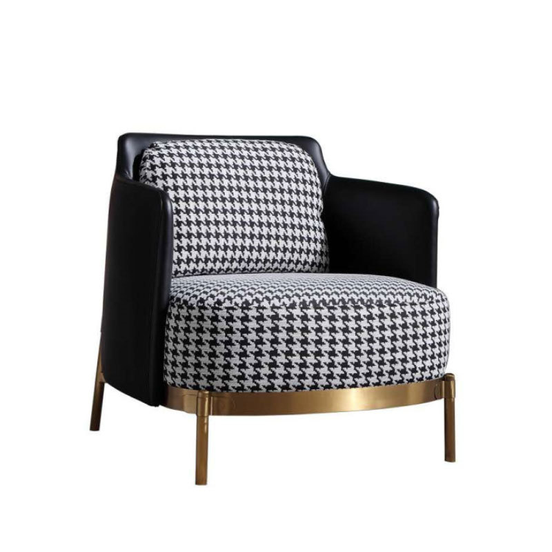 Perezoso pequeño sofá de tela de cuero nórdico simple moderno ocio salón dormitorio estudio balcón solo pequeño sofá reclinable