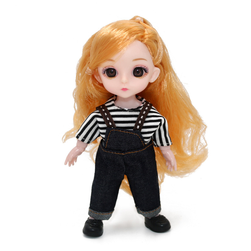 16-17センチのプリンセスbjdの赤ちゃんの着せ替え服6インチ13関節カジュアルスーツob11ローリの子供服|undefined