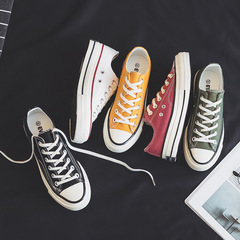 Versatile new style white canvas shoes for women 2022 spring and summer students Korean version ulzzang sneakers Hong Kong style Ruian shoes