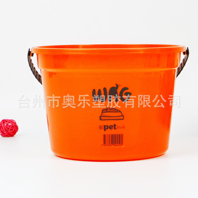 注塑南瓜桶南瓜罐可爱表情水桶复活节水桶装饰品挂件鬼节南瓜摆件