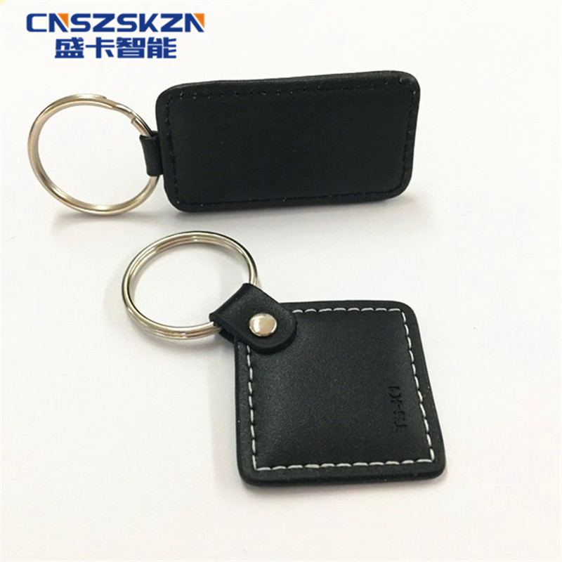 RFID皮质钥匙扣 RFID钥匙扣 IC ID门禁卡会员卡 智能皮质钥匙扣