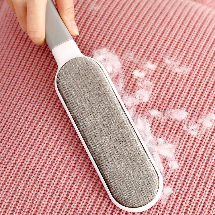 便携式大衣除毛刷粘毛刷双面手持去毛器静电刷伸缩除尘除毛器