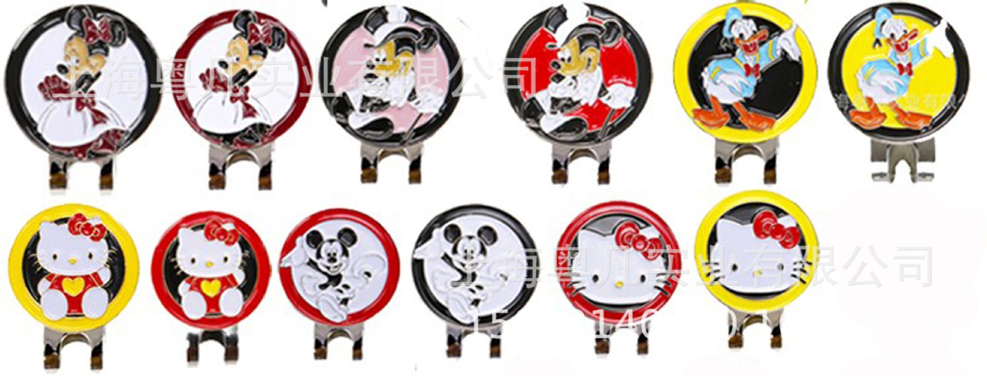 Auto-Suministro de fábrica en stock suministros de golf accesorios clip de imán de metal para consulta de dibujo clip de sombrero de golf