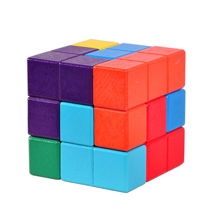 Cerradura de Kongming de juguete de madera para niños Cerradura de Kongming Cerradura de Luban Juego completo de embutir clásica de juguete de madera Cerradura de Kongming