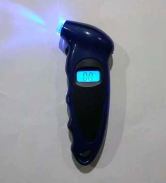 Air pressure gauge/tire pressure gauge automobile tire pressure gauge with - blue-card