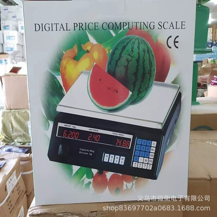 Электронные весы для внешней торговли 2020 года, английская версия, 40kg электронных платформенных весов, электронные весы с зарядным устройством