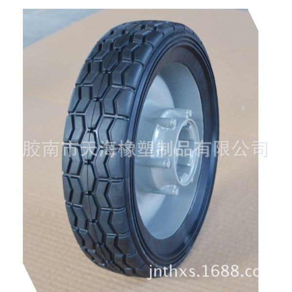 9x2.25英寸的铝轮辐橡胶胎皮轮子
