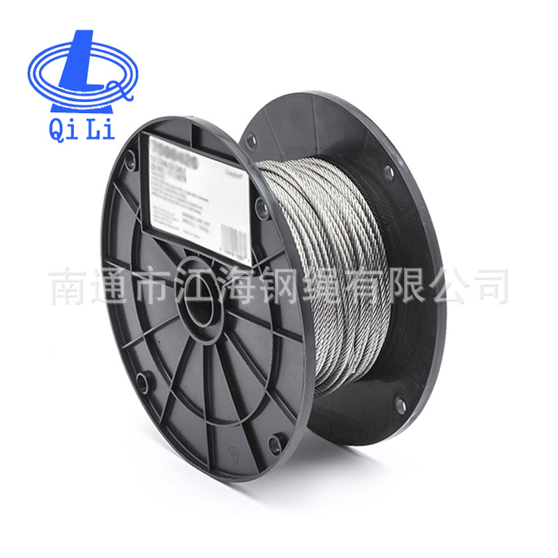 厂家直供捆扎2-22mm6*12+7fc电镀钢丝绳麻芯