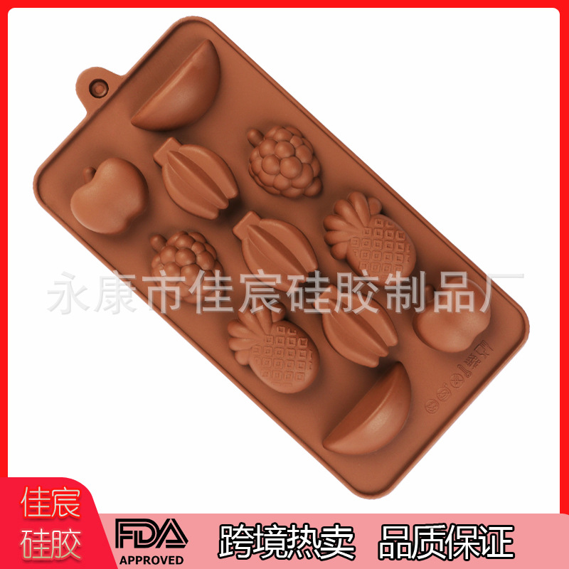 Molde de silicona multiuso para chocolate y repostería, diseños de animales y flores, molde para hielo y pasteles, en stock