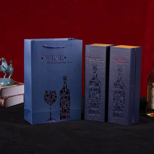 Direct Manufacturer Supply Red Wine Single Bottle Set Packaging Gift Box Red Wine General Packaging Wine Packaging Box