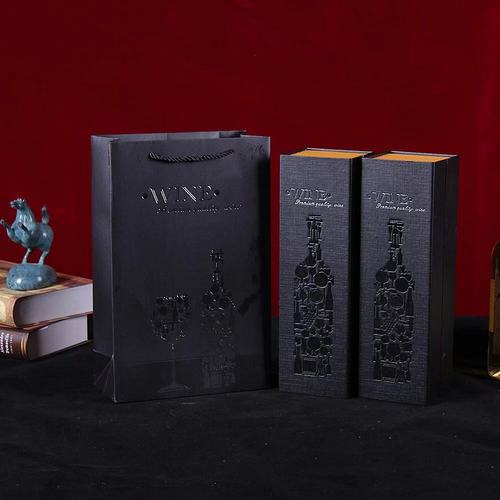Direct Manufacturer Supply Red Wine Single Bottle Set Packaging Gift Box Red Wine General Packaging Wine Packaging Box