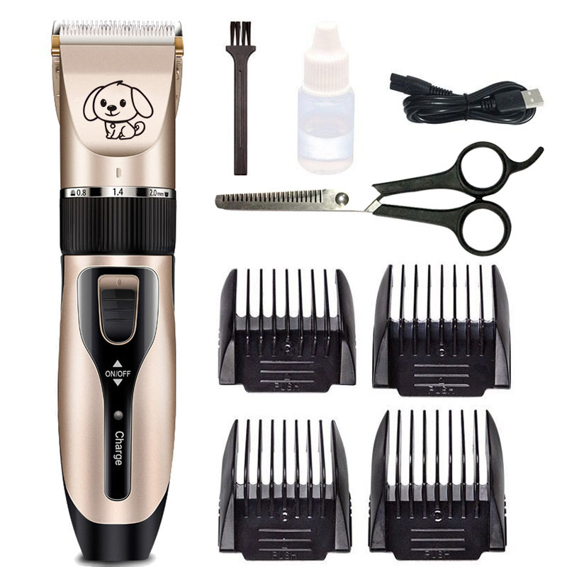 Fabricante en stock Hot PET Shaver perro pelo Clipper USB recargable PET eléctrico Clipper PET afeitado