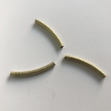 3x30mm钉沙铜管弯管 手链项链手串手工DIY饰品配件  优质毛胚材料