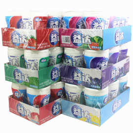益达口香糖正品56g*6瓶装批发无糖口香糖口气清新糖果零食