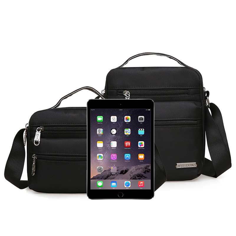 Nuevo impermeable Oxford Square hombres bolsa de viaje de ocio de negocios multi-funcional bolso de mensajero de hombro ligero bolso práctico