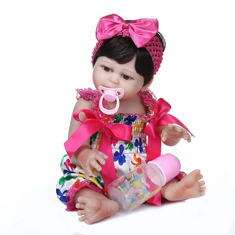 NPK pegamento completo 48cm simulación bebé lindo muñeca Comercio exterior transfronterizo Comercio electrónico suministro azul productos del mar