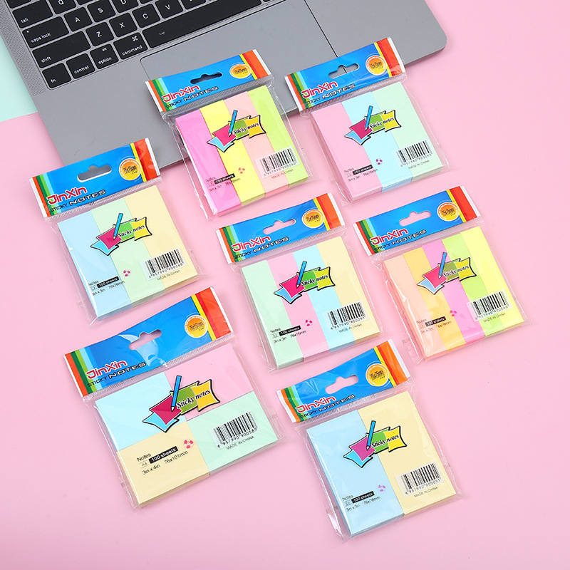 공장 스트립 색종이 100 직사각형 포스트잇 사무용품 N 번 포스트잇 눈물 노트 용지 도매