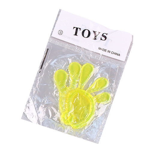 Creative Tricky Elastic Retractable Sticky Palms Climbing Walls to Vent Sticky Palms Nostalgic Sticky Toys Direct Selling Wholesale