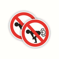 AliExpress Warning Fun and Civilized No Farting No Farting Waterproof Rear Glass Funny Car Sticker