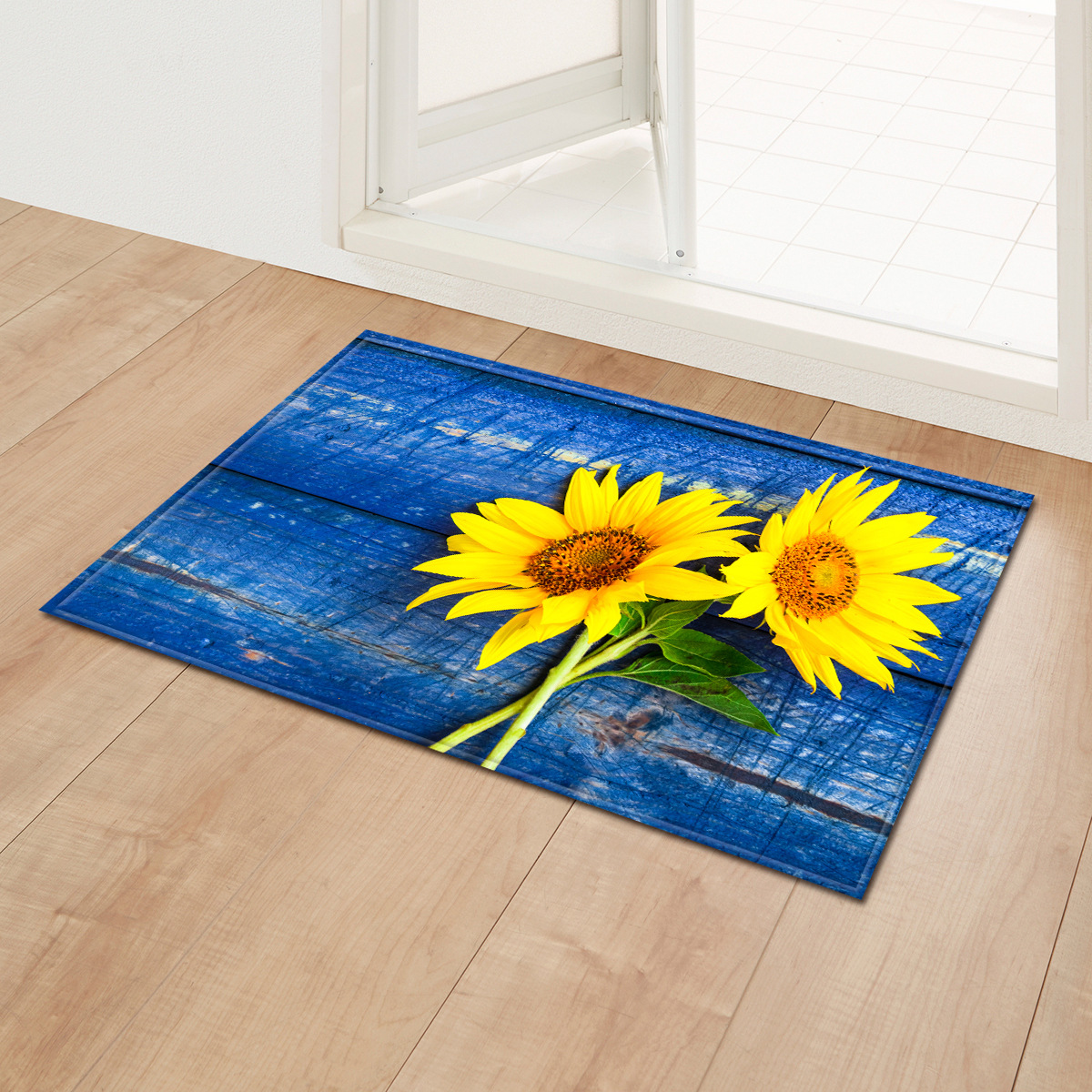 Entrada de bienvenida pequeña alfombra de piso transfronterizo absorbente antideslizante alfombra de piso baño dormitorio sala de estar puerta alfombra de bienvenida