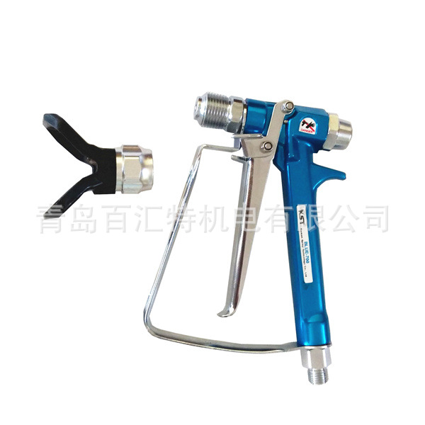 新款高品质韩国进口高压无气喷涂机KST blue700蓝色腻子喷枪