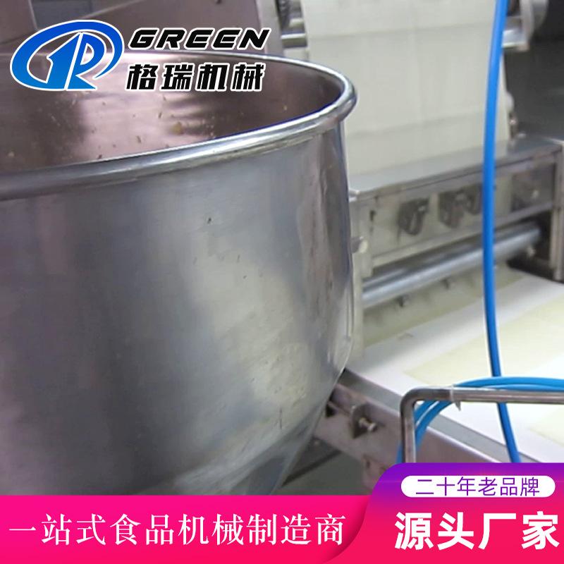 大型全自动春卷皮机器 自动春卷皮机生产线 春卷皮流水线