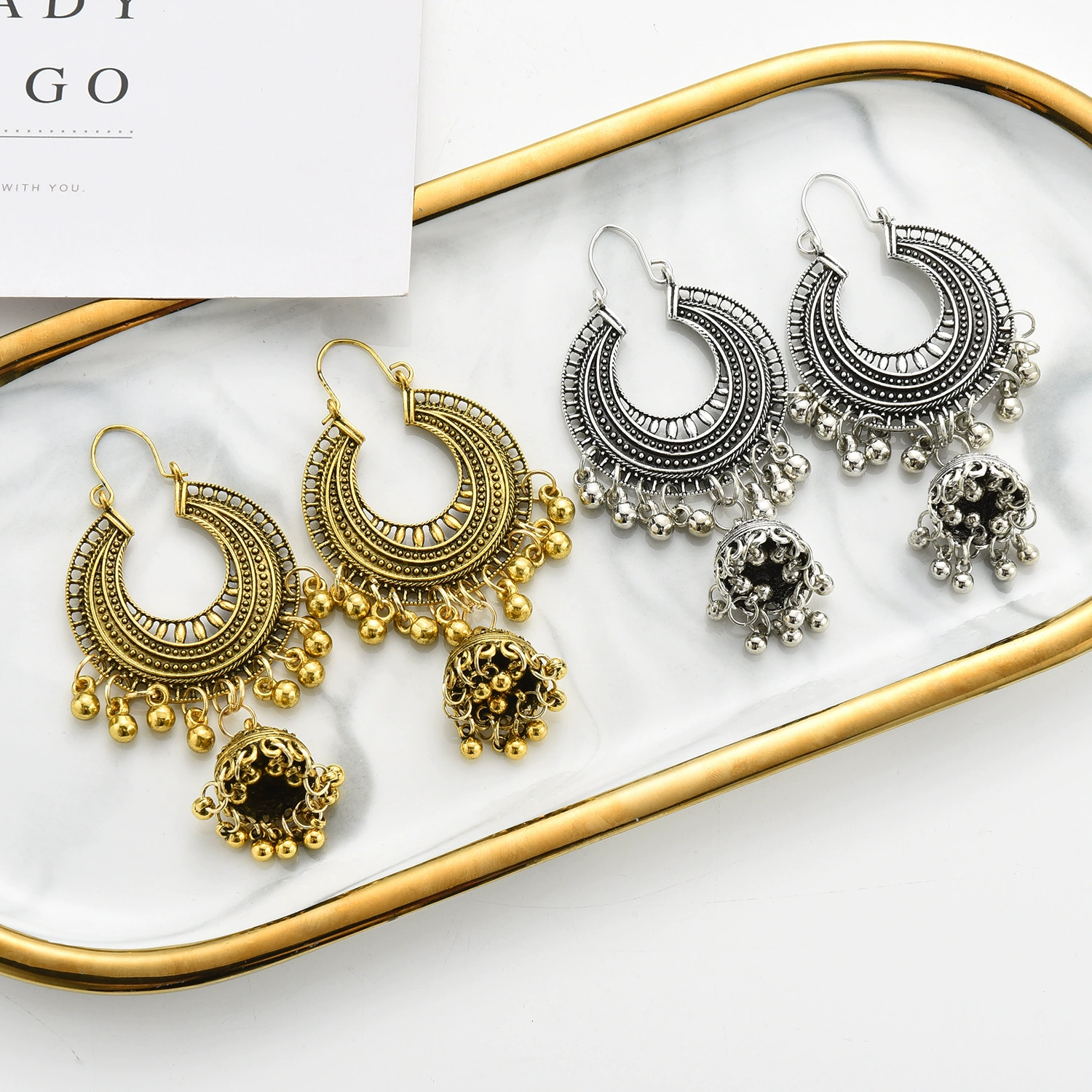 Маленький колокольчик, аксессуар, этнические серьги, ebay, Aliexpress, Индия, этнический стиль