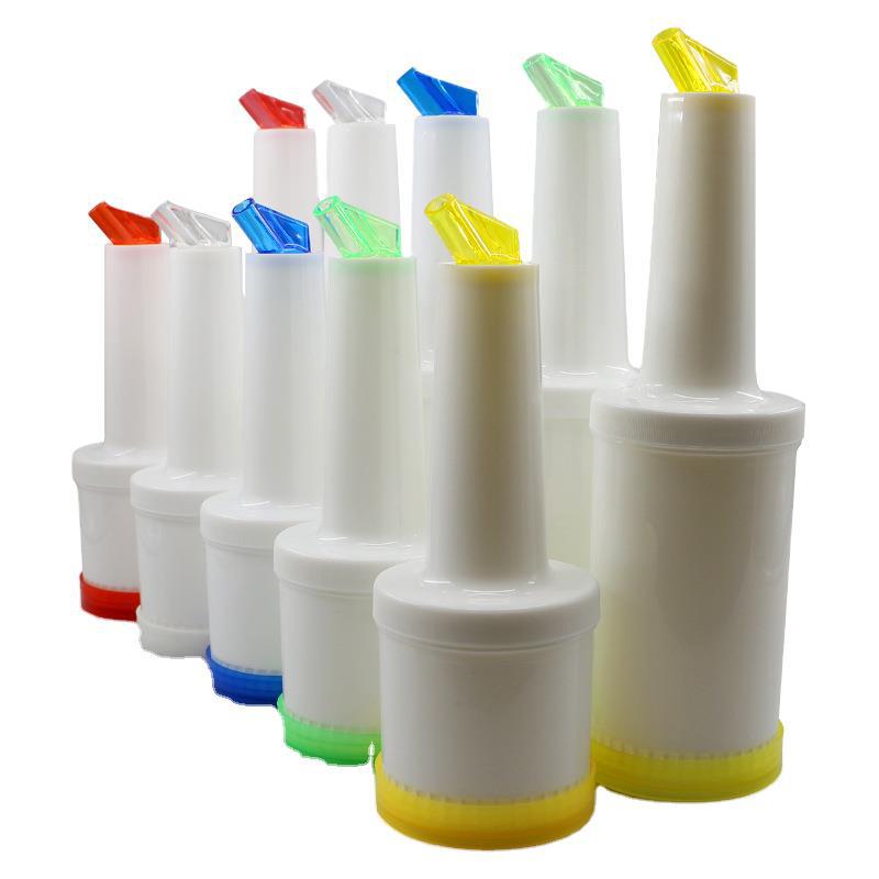 1 litro de jugo de plástico olla Bar conjunto de vino Cubo de jugo botella de jugo cóctel de lujo color verter olla de vino