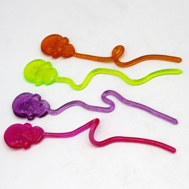 투명 광택 해골