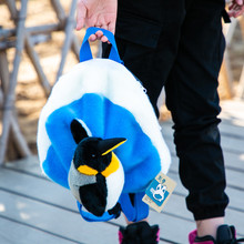 批发毛绒玩具背包极地海洋动物帝企鹅公仔儿童玩具礼品厂家