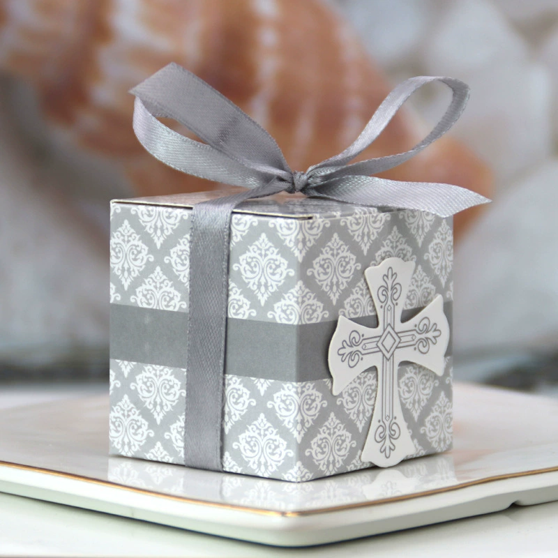 Фабрика Прямой Новый коробка конфет Творческий крест конфеты коробка европейских свадебных конфет Оптовая Обычай