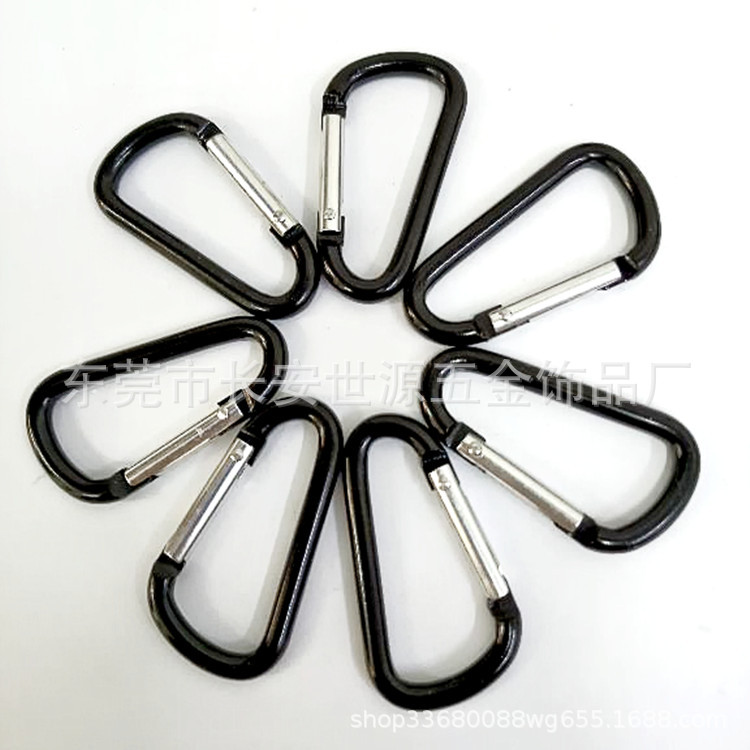 Outdoor Carabiner Hook Quick Hanging 4cm5cm6cm7cm Multifunctional Aluminum Alloy Carabiner