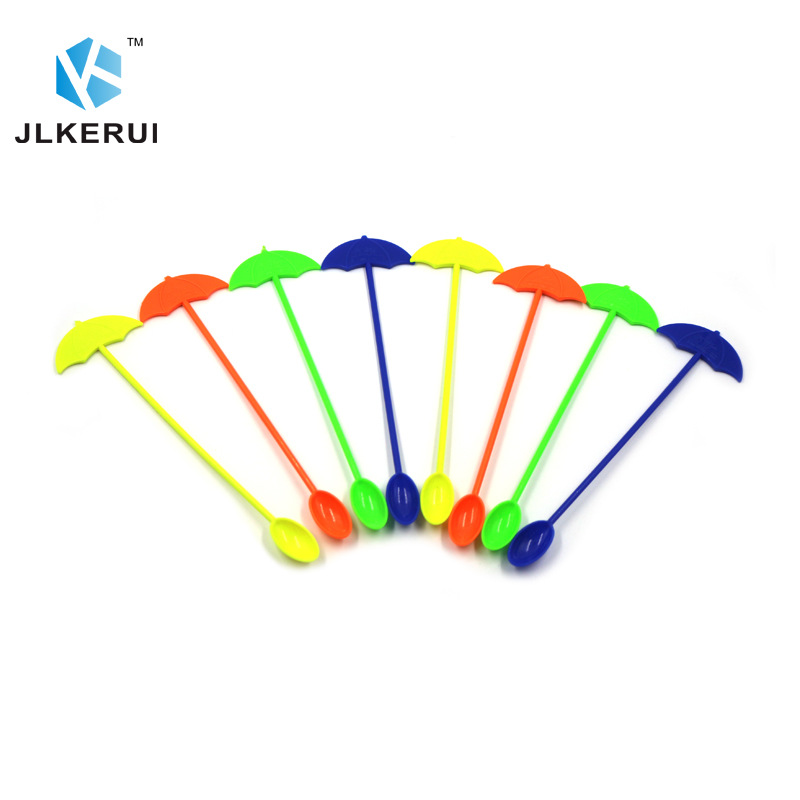 Paraguas plástico cóctel palo bebida Decoración palo verano bebida palo plástico espiral revolviendo palo arte revolviendo palo