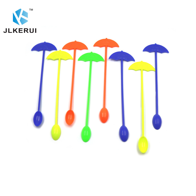 Paraguas plástico cóctel palo bebida Decoración palo verano bebida palo plástico espiral revolviendo palo arte revolviendo palo
