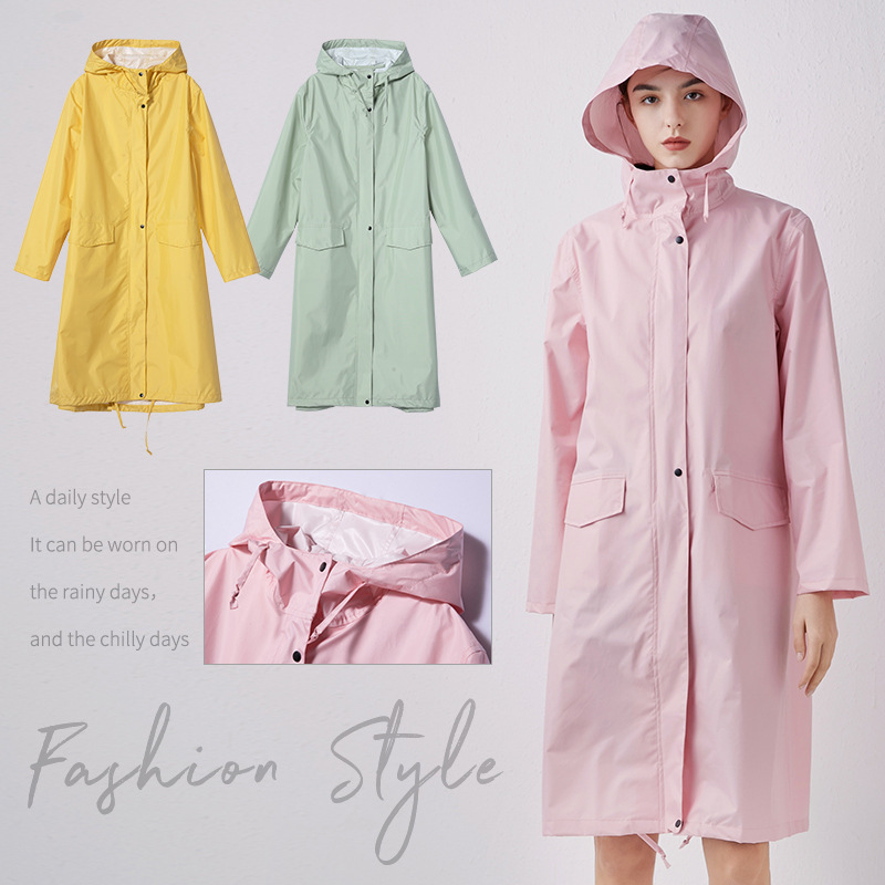 Fashionable Adult Korean Japanese Men and Women Couple Windbreakers and Raincoats 2001 Foreign Trade Cross-Border Amazon Factory Wholesale