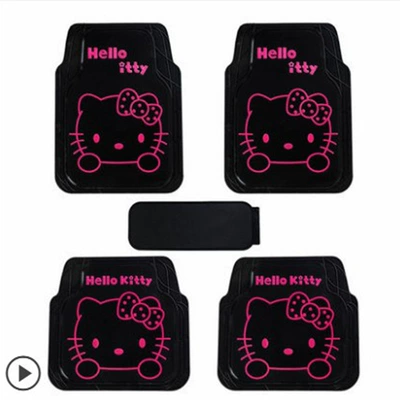 Series General Car Mats, Universal Foot Pad - big-face-kt-black-powder-five-pieces