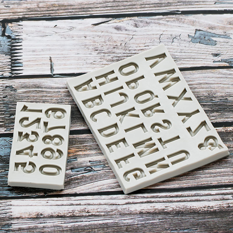 DIY chocolate arcilla pastel decoración epoxi accesorios fondant hornear carta digital vela yeso molde de silicona