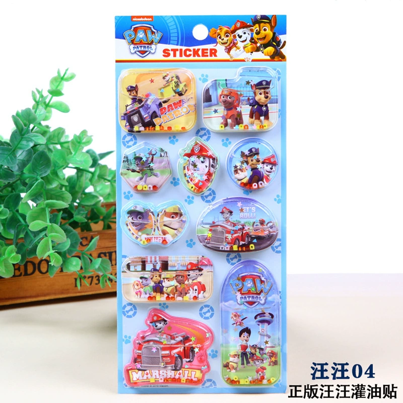 Genuine toy, logic cartoon three dimensional sticker, stickers