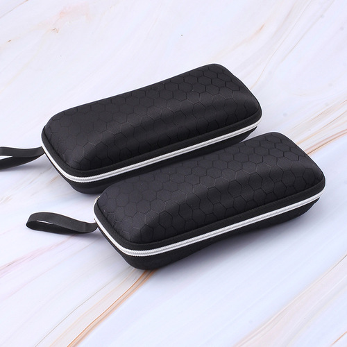  New Sunglasses Case Wholesale Zipper Bag Five-piece Set Black Sunglasses Case Manufacturer Wholesale