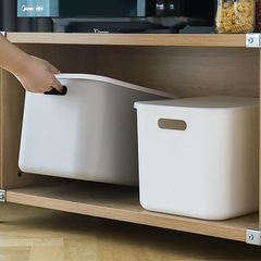 和風家庭用衣類収納ボックスプラスチック増粘収納ボックス蓋付き雑貨収納バスケットおもちゃスーツケース