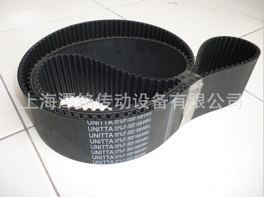 供应UNITTA 工业皮带、齿形带、 EV8YU同步带、橡胶同步皮带