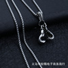 Metal necklace suitable for men and women hip-hop style stainless steel, pendant, accessory, Korean style