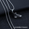 Metal necklace suitable for men and women hip-hop style stainless steel, pendant, accessory, Korean style