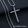 Metal necklace suitable for men and women hip-hop style stainless steel, pendant, accessory, Korean style